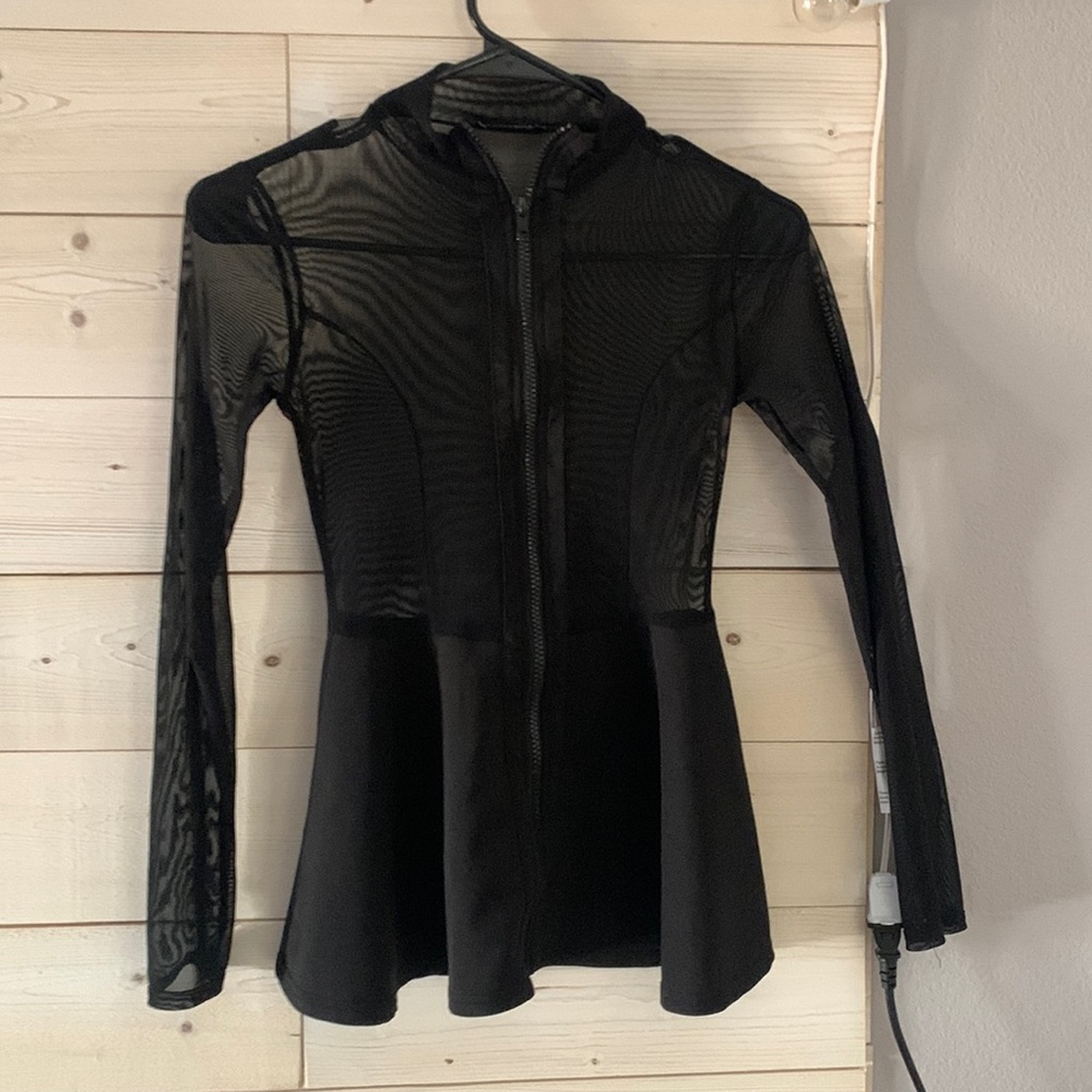 MIND CODE MOSTLY SEE THROUGH BLOUSE